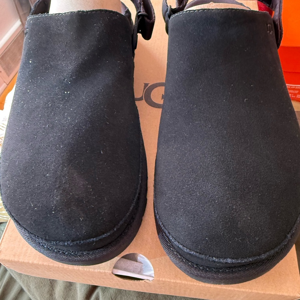 UGG Black Goldenstar Clogs